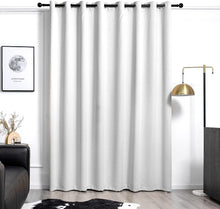 Load image into Gallery viewer, Black Blackout Curtains for Bedroom 84 Inch Length - Grommet Thermal Insulated Window Curtains for Living Room (Black, 100 inches Width by 84 inches Length, 1 Panel)